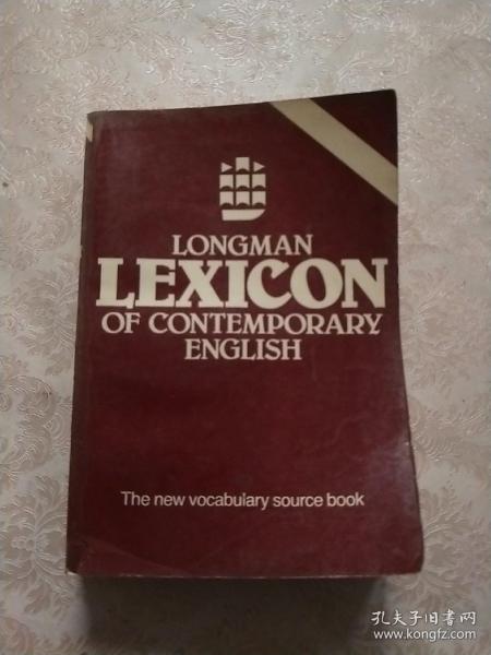 LONGMAN LEXICON OF CONTEMPORARY ENGLISH