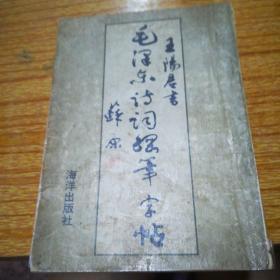 毛泽东诗词钢笔字帖。