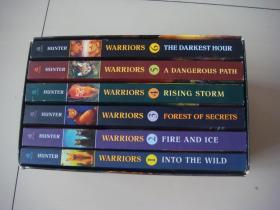 WARRIORS  匣装6本:1. INTO THE WILD 2 FIRE AND ICE 3.FOREST OF SECRETS 4.RISING STROM 5. A DANGEROUS PATH 6.THE DARKEST HOUR 英文原版 原价USD40.00