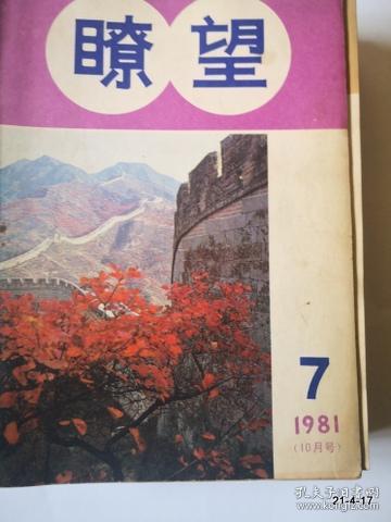 瞭望 1981年第7期
