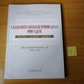 《人民检察院行政诉讼监督规则（试行）》理解与适用 条文释义·文书制作 典型案例