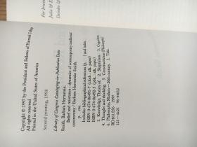 Belief and Resistance   芭芭拉·赫恩斯坦·史密斯 (Barbara Herrnstein Smith) ——后结构主义的重要代表人物之一【英文原版】