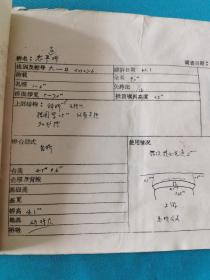 1973年江西省轻拱桥调查卡片