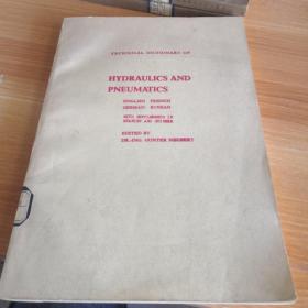 《hydraulics and pneumatics》（英、法、德、俄、中液压与气动技术字典）1973年英文原版 16开