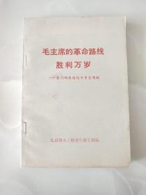 毛主席的革命路线胜利万岁1969年