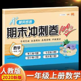 汉之简2020年新版A+黄冈密卷期末冲刺卷100分一年级上册数学同步练习题