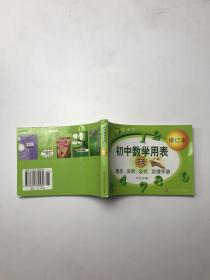 初中数学用表及概念、法则、公式、定理手册（修订本）