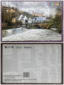 外国明信片，西班牙原版，塞戈维亚风光，，品如图