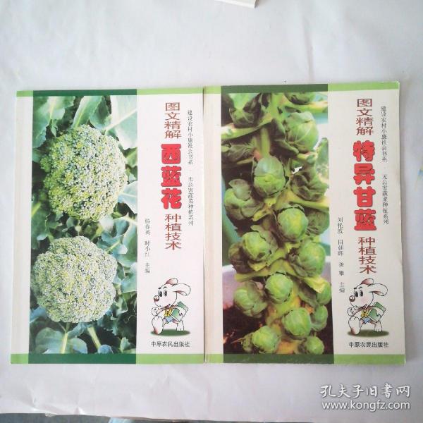 图文精解 西蓝花种植技术+特异甘蓝种植技术 (两本合售)