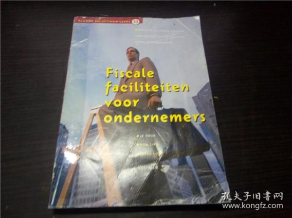 Fiscale faciliteiten voor ondernemers 2003年 大32开平装  原版外文 图片实拍