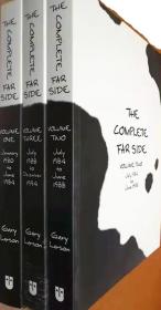 英文原版 少儿卡通漫画     The Complete Far Side: Volume 1-3, July 1988 - December 1994《远面全集，共3册》