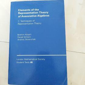 Elements of the Representation Theory Of Associative Algebras