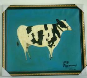 牛 纯手绘油画 精装表