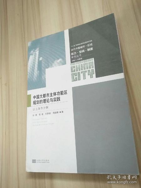 当代中国城市区域权力空间制度研究丛书：中国大都市主体功能区规划的理论与实践