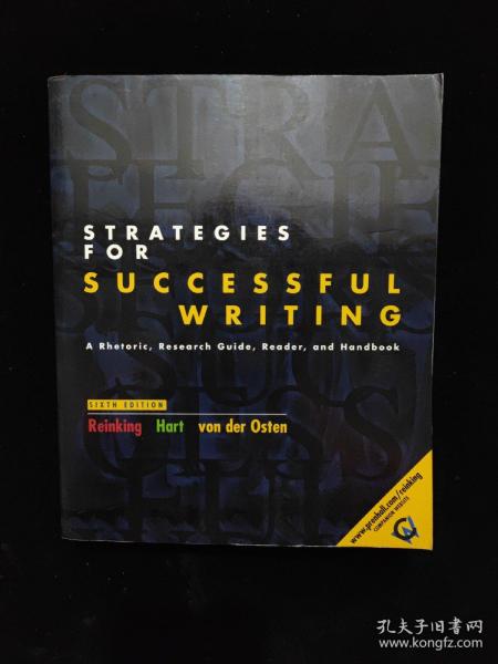 STRATEGIES FOR SUCCESSFUL WRITING