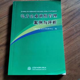 电力企业班组管理案例与评析