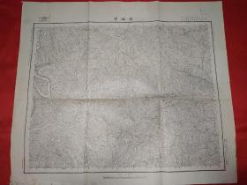 民国二十五年山西省雁门道偏关县滑石堡原版老地图