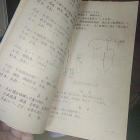 针灸讲义（中药、护训班试用教材） （河南中医学院1972年10月）