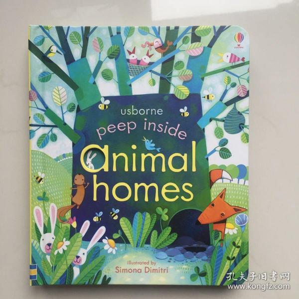 Peep Inside Animal Homes  Board book