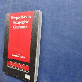 Perspectives on Pedagogical Grammar