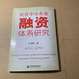 民营中小企业融资体系研究