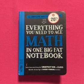 Everything You Need to Ace Math in One Big Fat Notebook：The Complete Middle School Study Guide