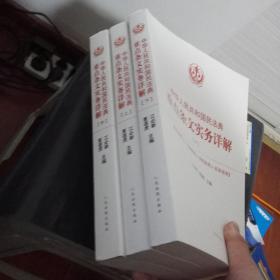 中华人民共和国民法典重点条文实务详解   上中下