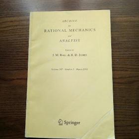 Archive for rational mechanics and analysis 有理力学和分析