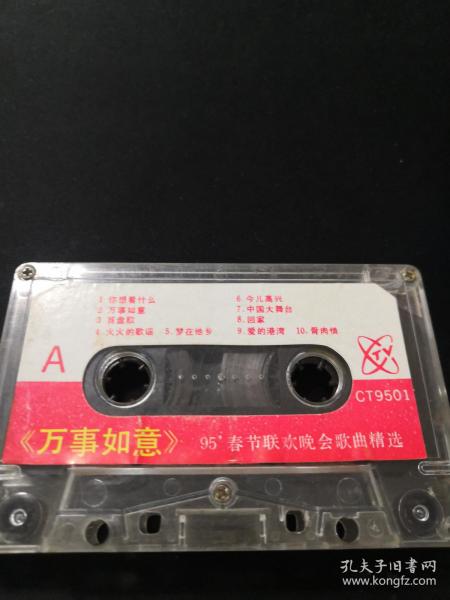 95春节联欢晚会歌曲精选  磁带