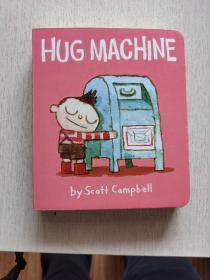 英文原版Hug Machine拥抱的力量纸板书