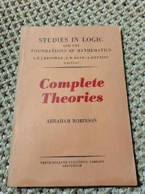 Complete Theories 完全沦【英文版 小16开 1956年印刷 看图见描述】