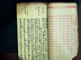 S1200，科举资料，清精钞本学子文章老师批改本，多册合订线装一厚册，字体漂亮，上天头和卷末有老师大量字体精美批注，文内有圈点修改。