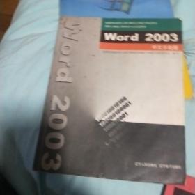Word 2003中文字处理