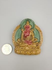 琉璃工艺品3 长寿佛 （外尺寸 8×7x2）cm