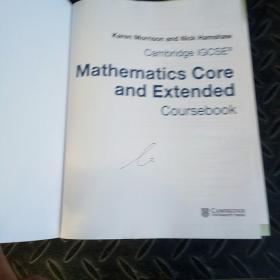 Cambridge Igcse Mathematics Core and Extended Coursebook英文版{数学核心和扩展}带光盘