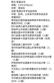 篆刻 朱文 闲章 笔墨永年 印章