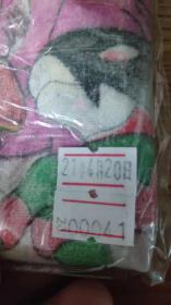 90-00年代卡通人物儿童小手帕一组6只合售黑猫警长数码宝贝虹猫蓝兔等。第贰组