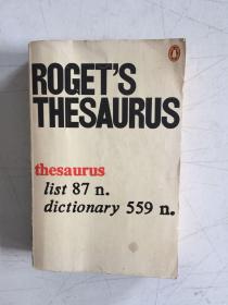 roget's thesaurus of english words and phrases罗吉特英语单词和短语词库