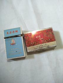 利群烟盒，东渡香烟烟盒(两个合售)