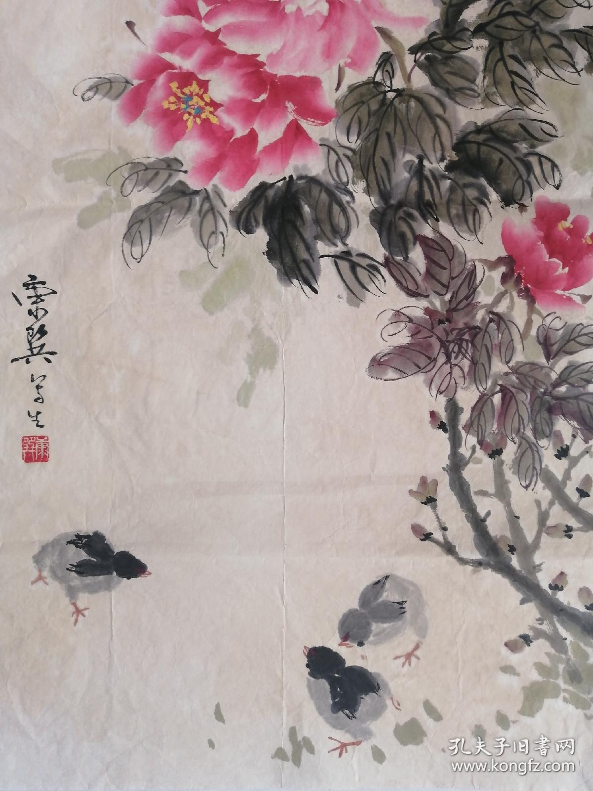 康师尧    软片花鸟包手绘