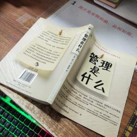 管理是什么：10大管理关键领域的核心思想和方法    书皮破损   有书钉