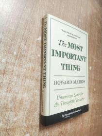 The Most Important Thing：Uncommon Sense for the Thoughtful Investor
