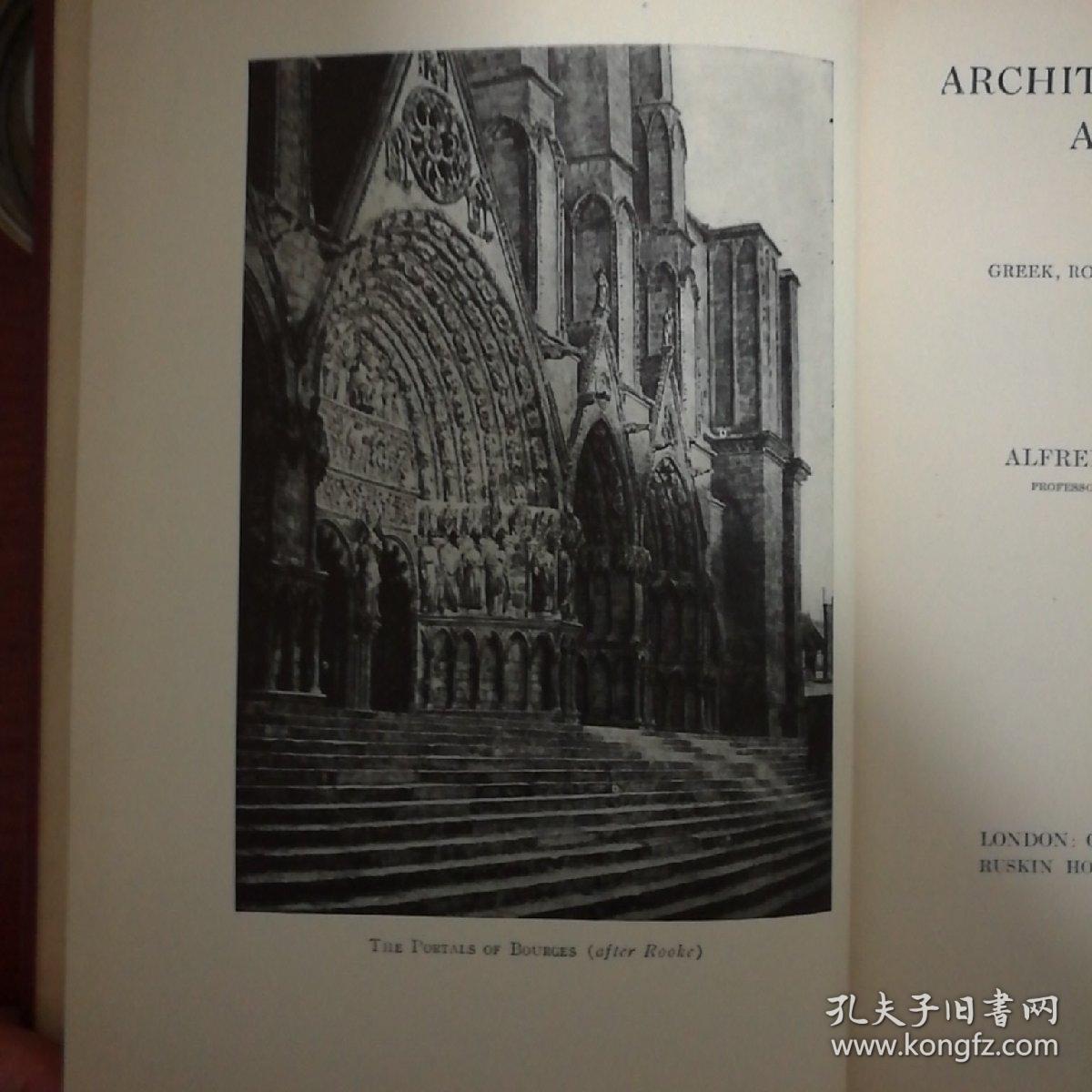 architecture  and  allied  arts: Greek,Roman,Byzantine,Romanesque  and  Gothic
1926年  毛边本