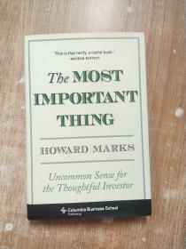 The Most Important Thing：Uncommon Sense for the Thoughtful Investor