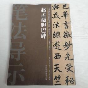 中国历代碑帖技法导学集成.笔法导示34：赵孟頫胆巴碑