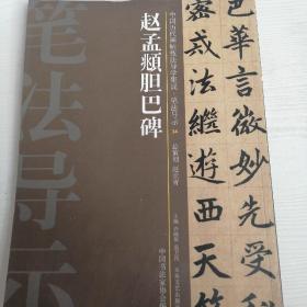 中国历代碑帖技法导学集成.笔法导示34：赵孟頫胆巴碑