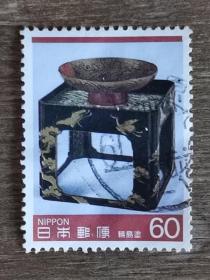 邮票 外票  日本邮票   信销票  轮岛塗