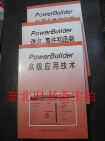 PowerBuilder 使用方法与实例+PowerBuilder 语言事件和函数+PowerBuilder 高级应用技术（3本合售）90年代印刷 无翻阅无字迹 仅扉页有章
