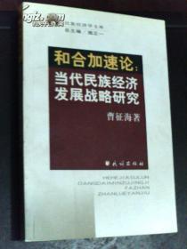 和合加速论： 当代民族经济发展战略研究