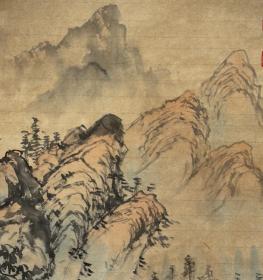 海派山水画名家。上海中国画院画师，上海文史馆馆员       袁松年     山水四条屏